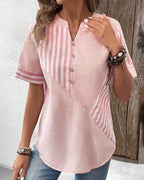 Monroe Soft Striped Blouse