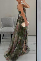 Cindy Floral Print Maxi Dress