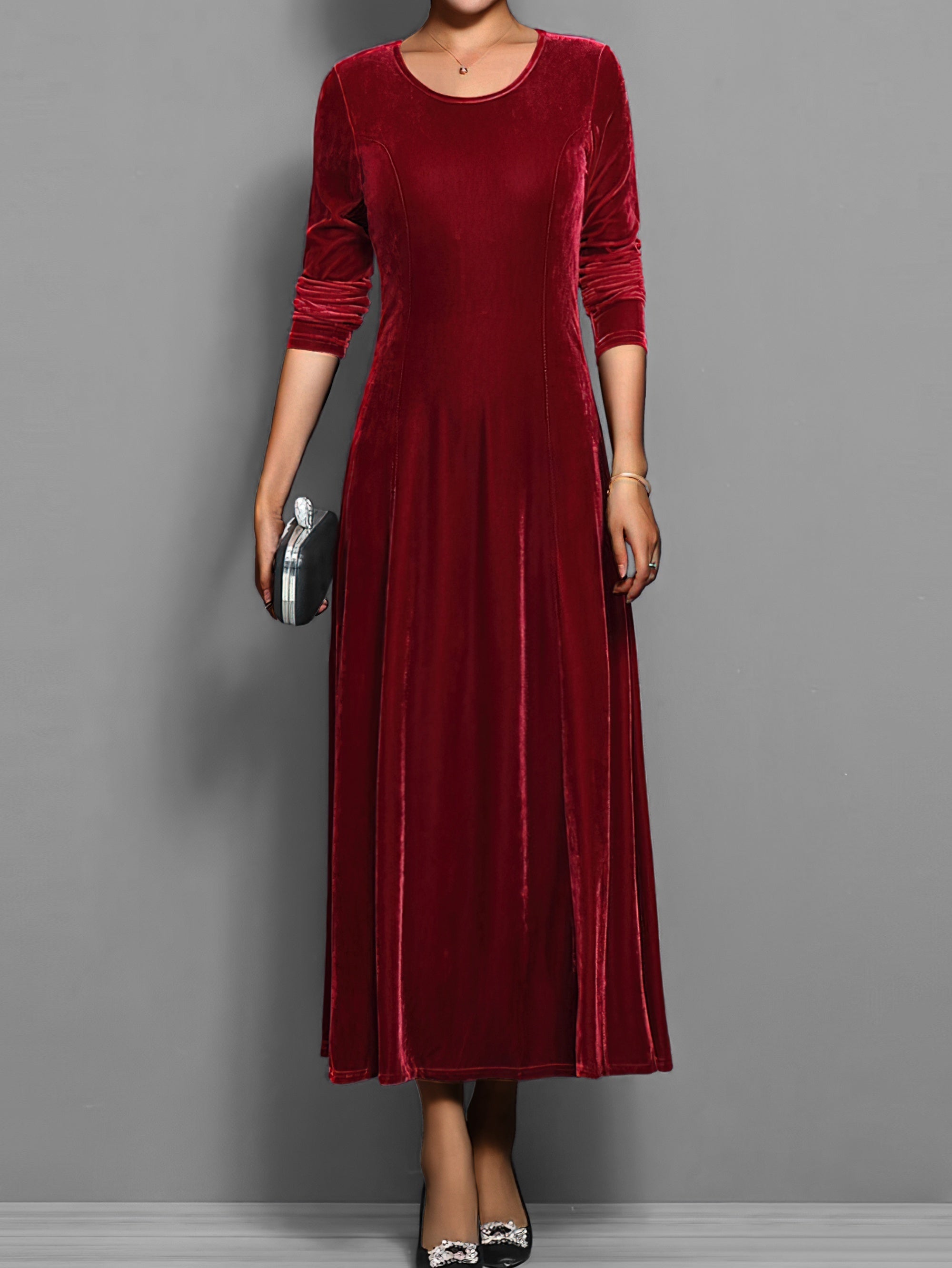 Elizabeth Soft Velvet Dress