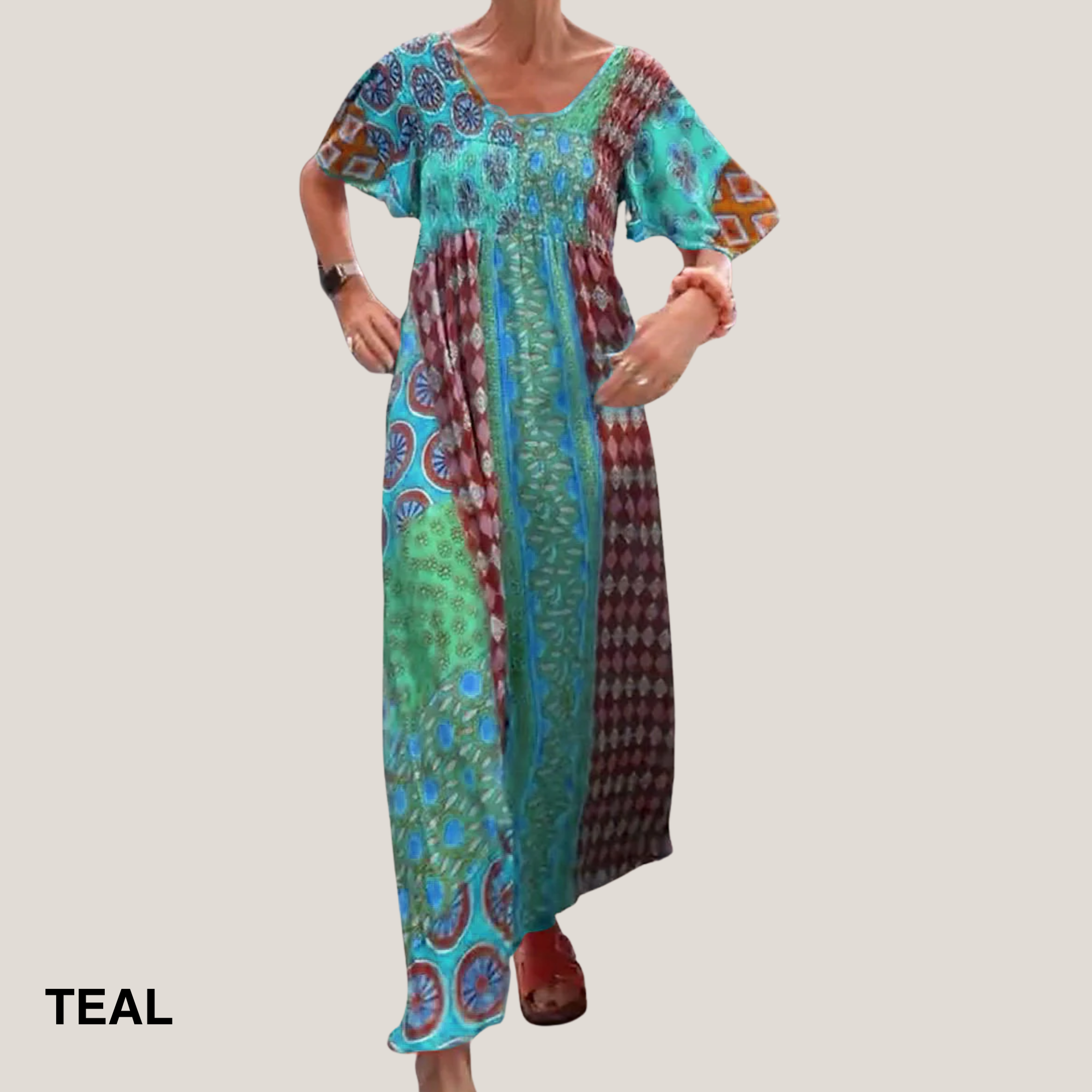 Vanessa Paisley Midi Dress