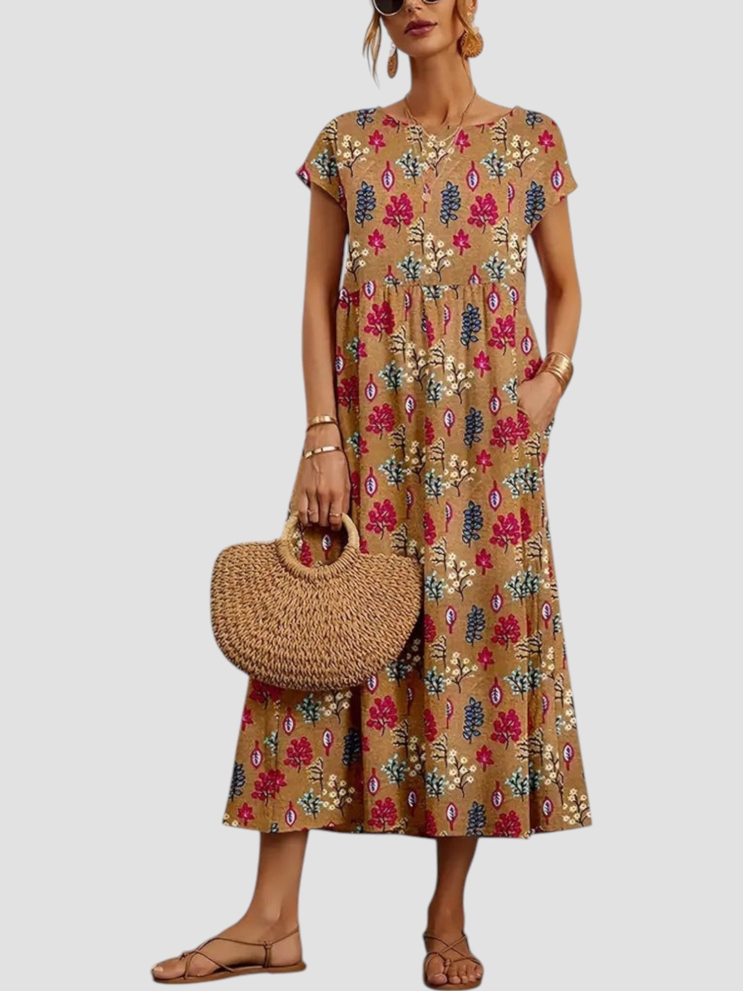 Lynn Vintage Maxi Dress