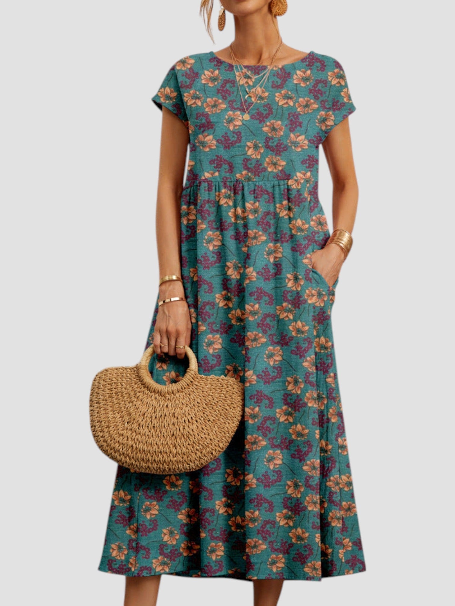 Lynn Vintage Maxi Dress