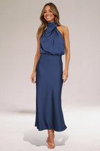 Giselle Elegant Halter Neck Dress