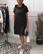 Tina Relaxed Hoodie Dress