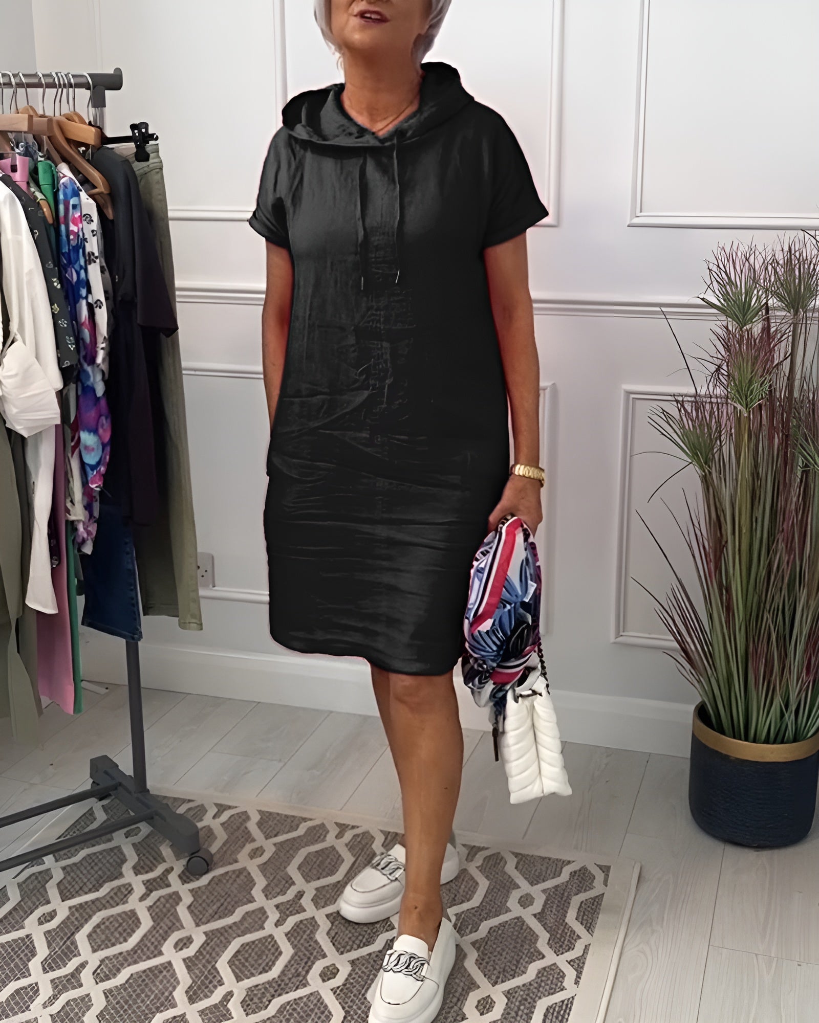 Tina Relaxed Hoodie Dress
