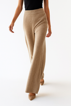 Harlow Wide-Leg Knit Trousers