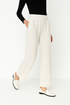 Harlow Wide-Leg Knit Trousers