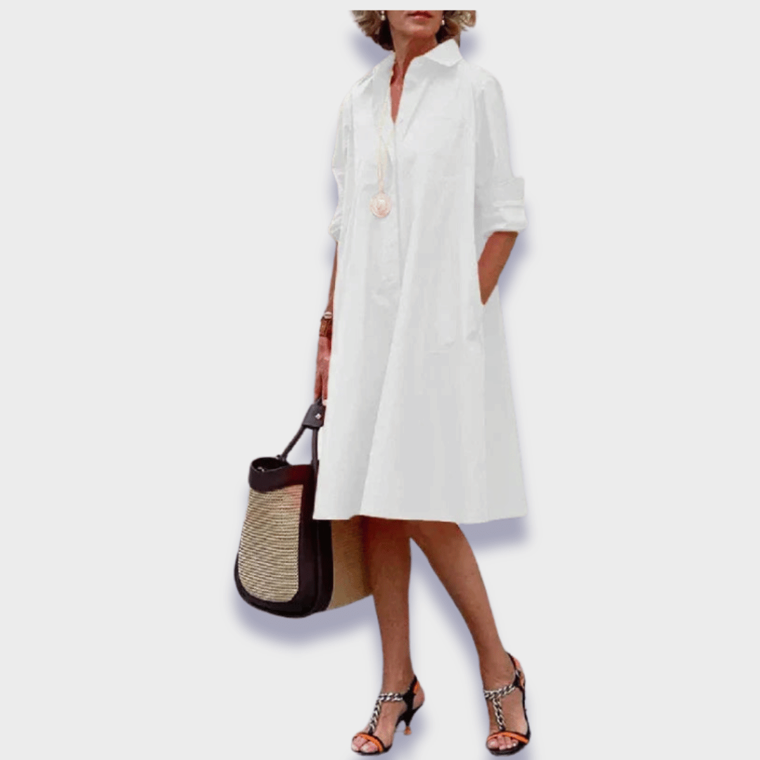 Leah Midi Polo Dress