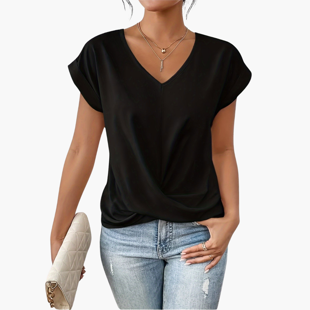 Clara Heart Neckline T-Shirt