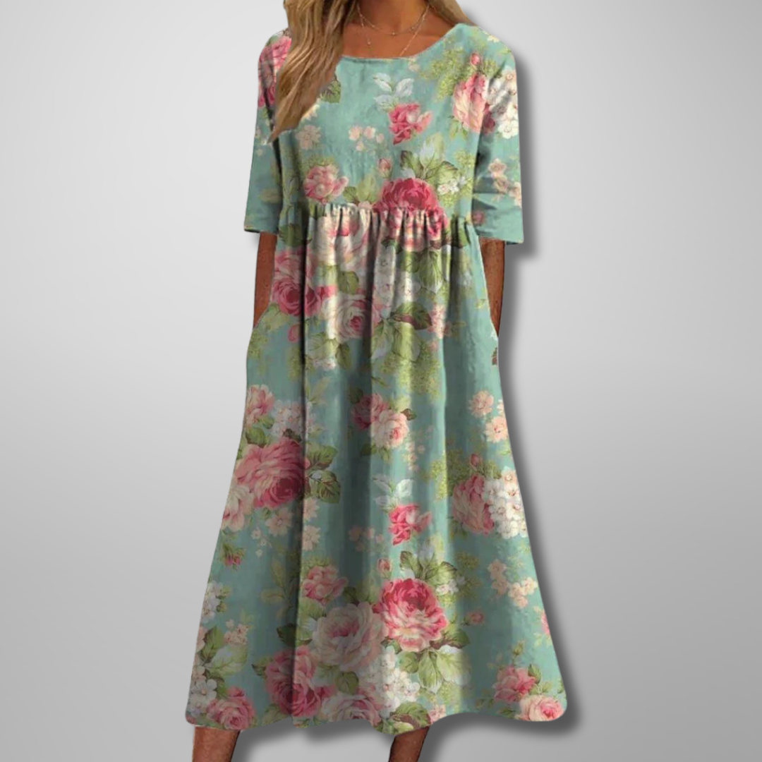 Gail Relaxed Floral Midi Dress