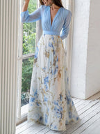 Kelli Maxi Dress with Floral Print