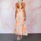 Audrey Halter Neck Maxi Dress