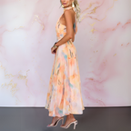 Audrey Halter Neck Maxi Dress