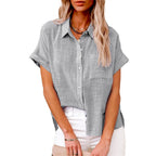 Claudia Lightweight Shirt with Front Pocket