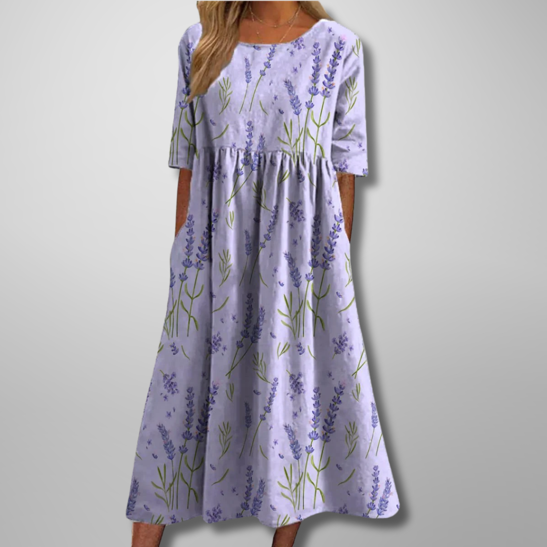 Gail Relaxed Floral Midi Dress