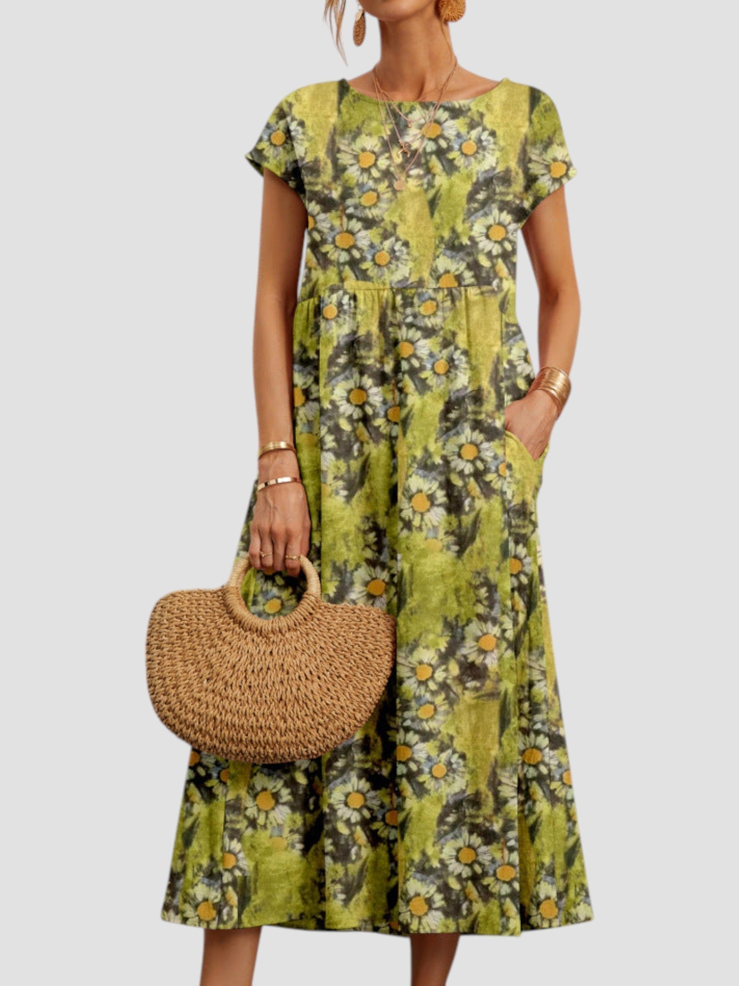 Lynn Vintage Maxi Dress