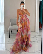 Cindy Floral Print Maxi Dress