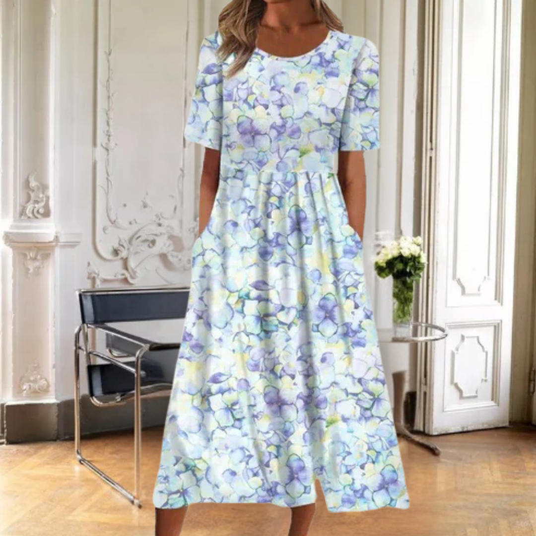 Ruby Floral Midi Dress