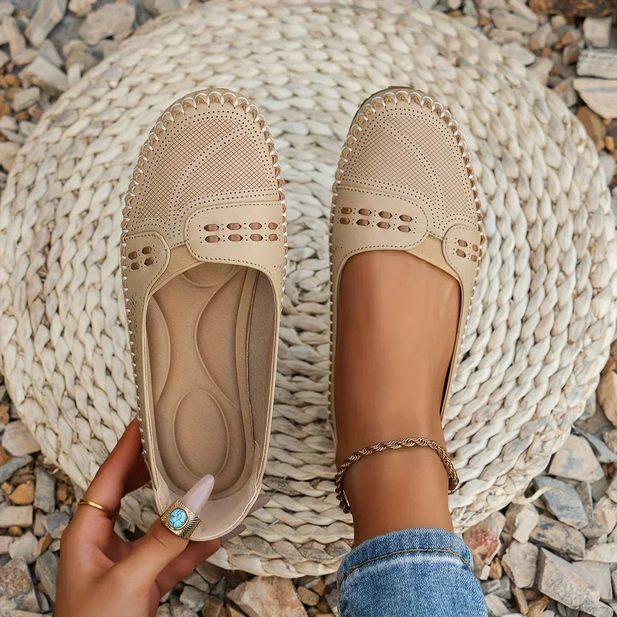 Dana Women Stylish Orthopedic Casual Slip-On Shoes