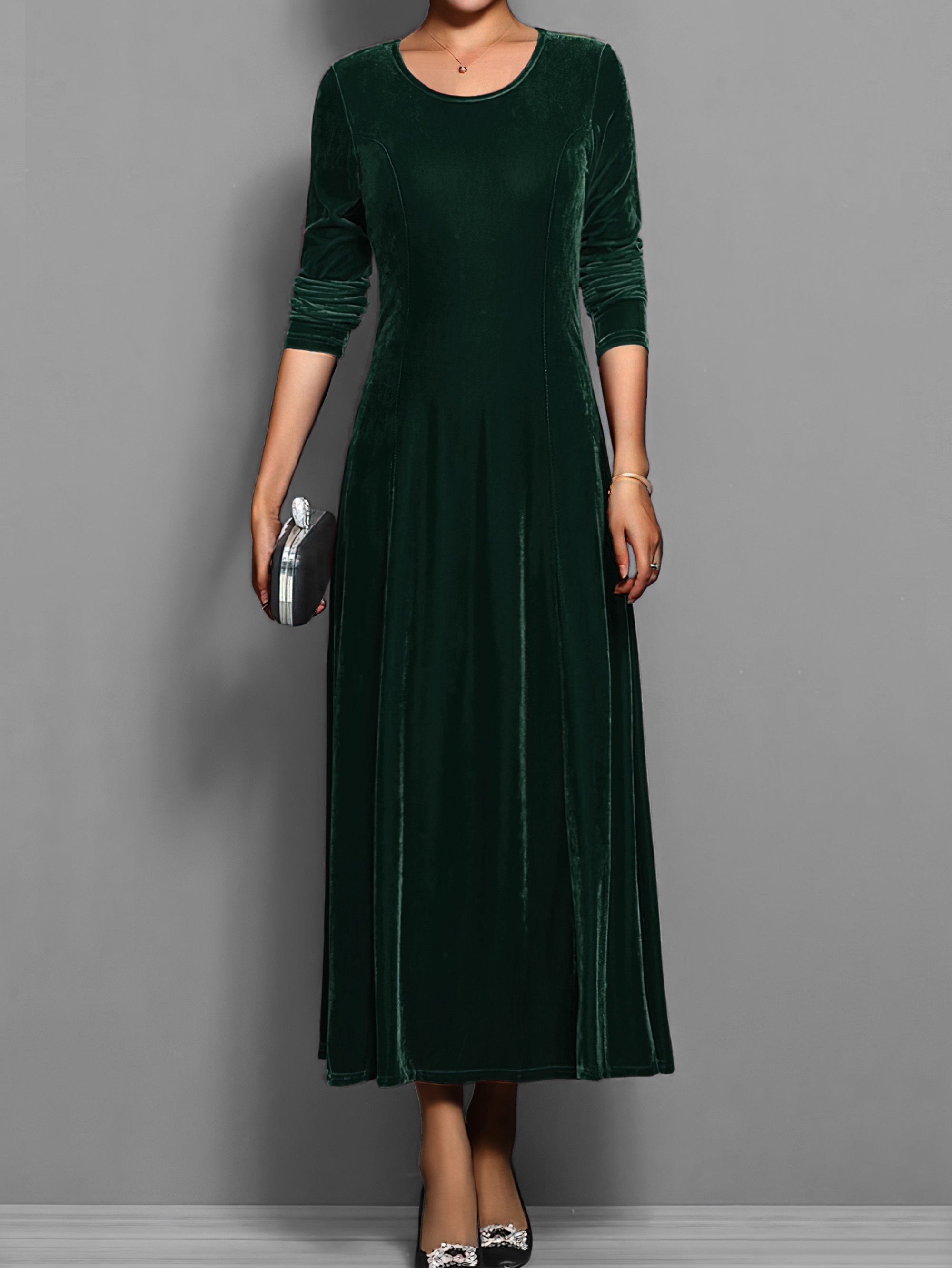 Elizabeth Soft Velvet Dress