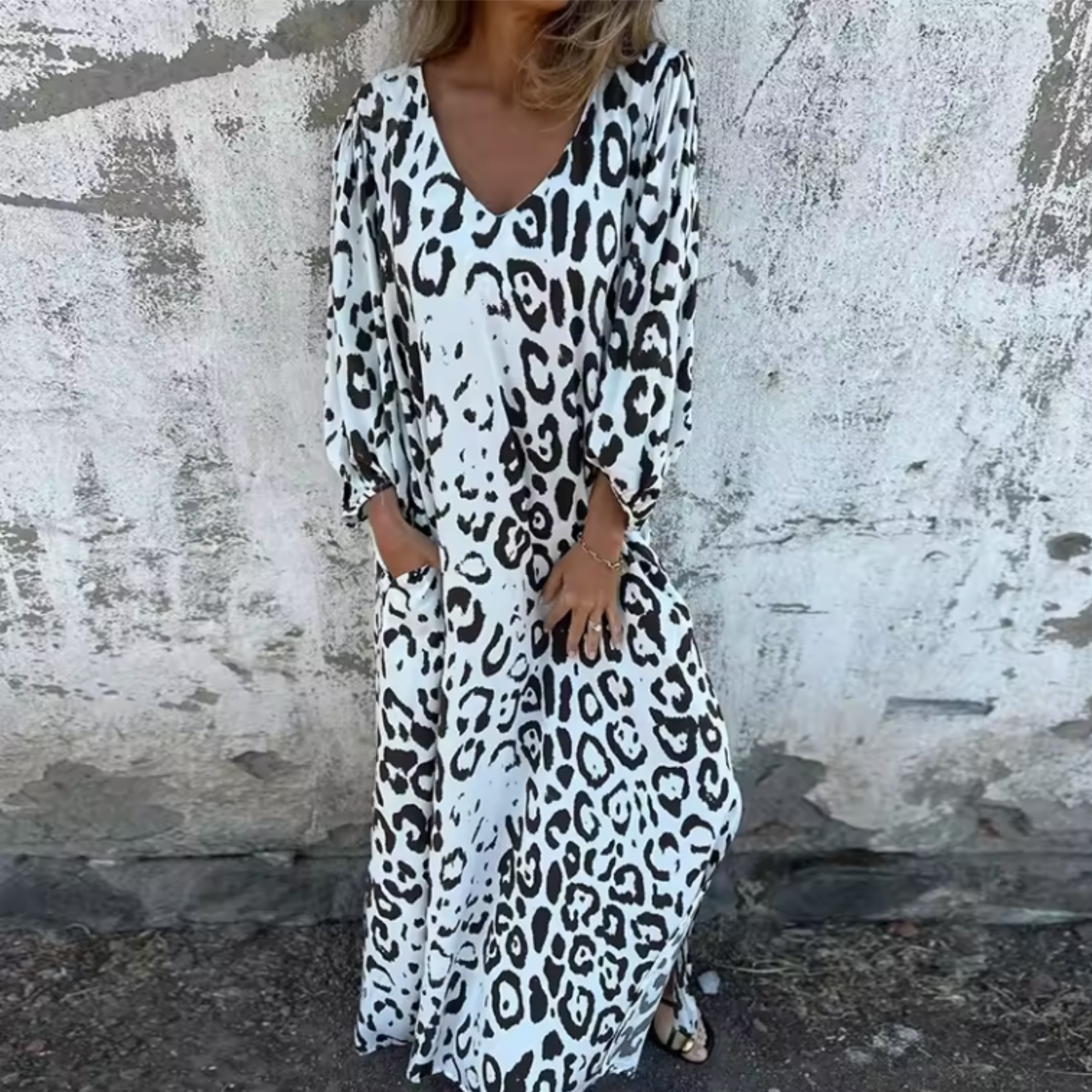 Andrea Flowing Spring Dress