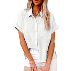 Claudia Lightweight Shirt with Front Pocket