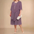 Ellen Elegant Chiffon Dress