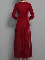 Elizabeth Soft Velvet Dress