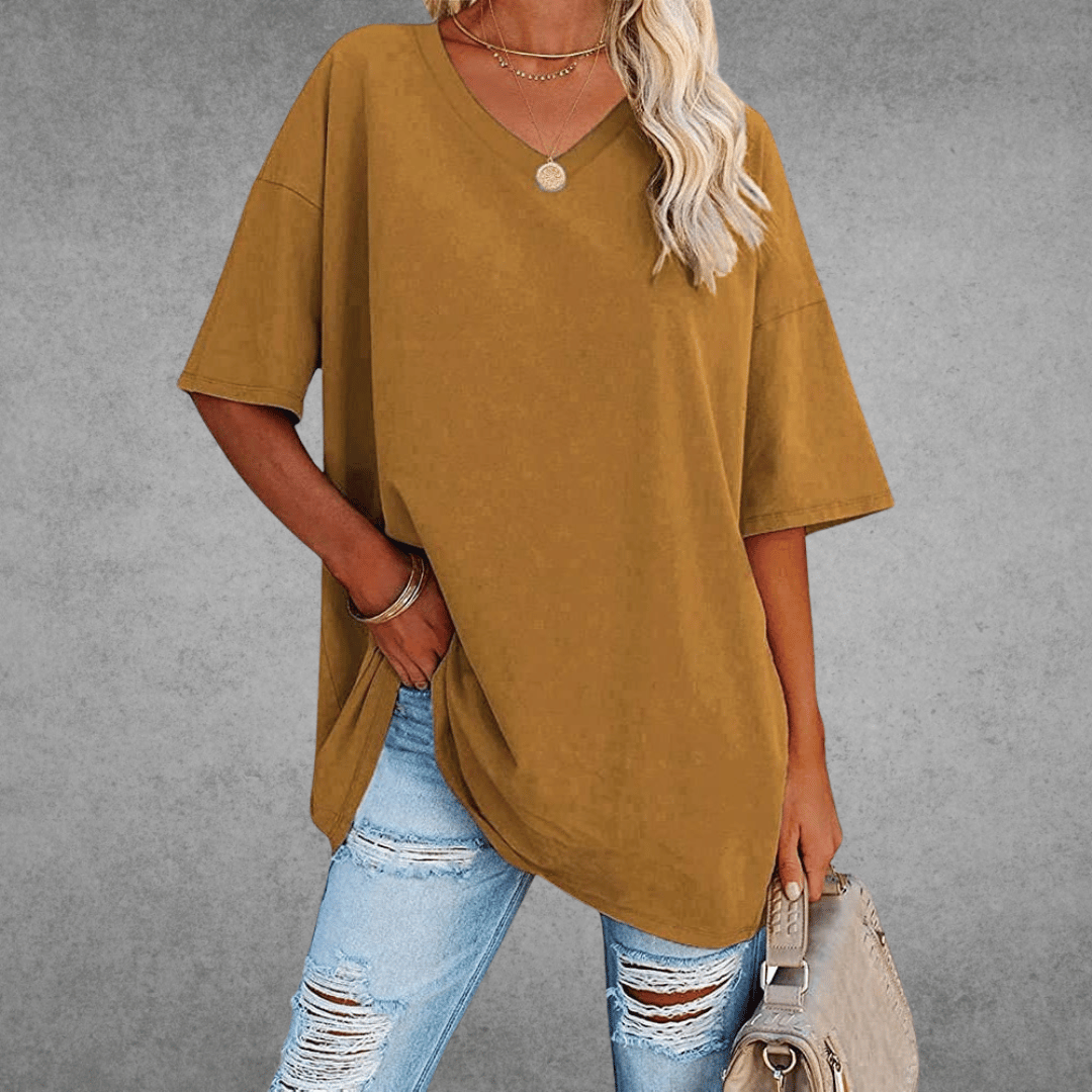 Nikita Oversized V-Neck Shirt