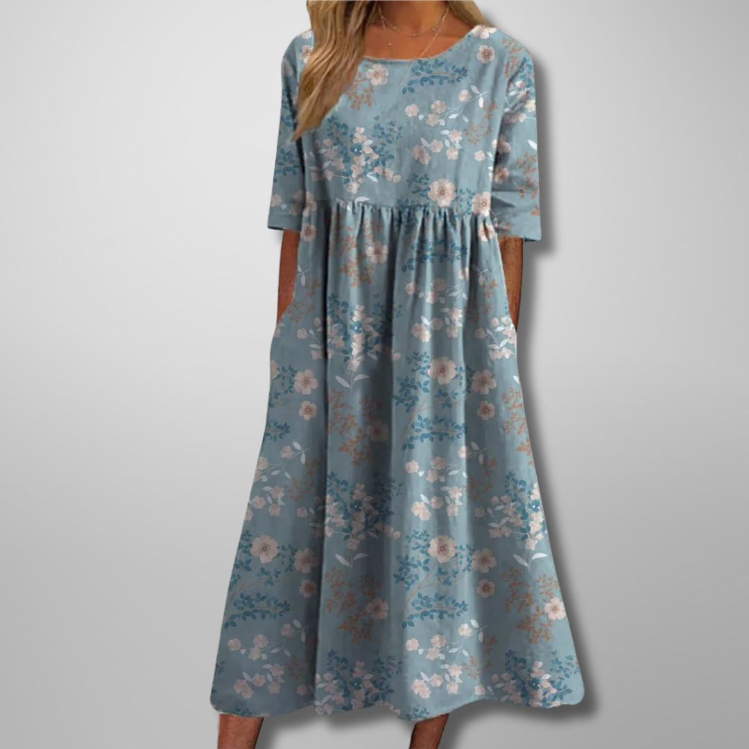 Gail Relaxed Floral Midi Dress