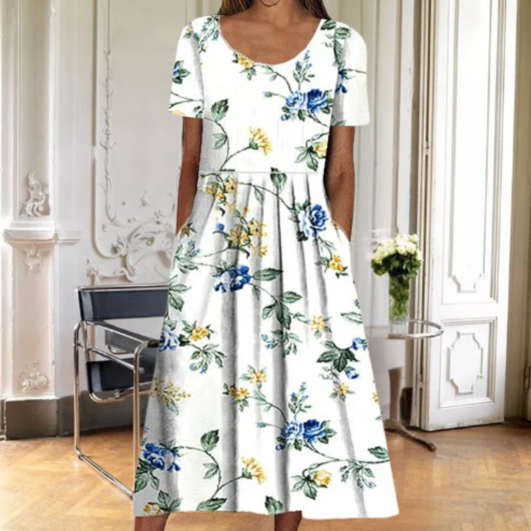 Ruby Floral Midi Dress