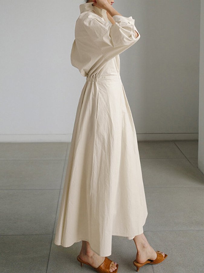 Mathilda Elegant Shirt Dress