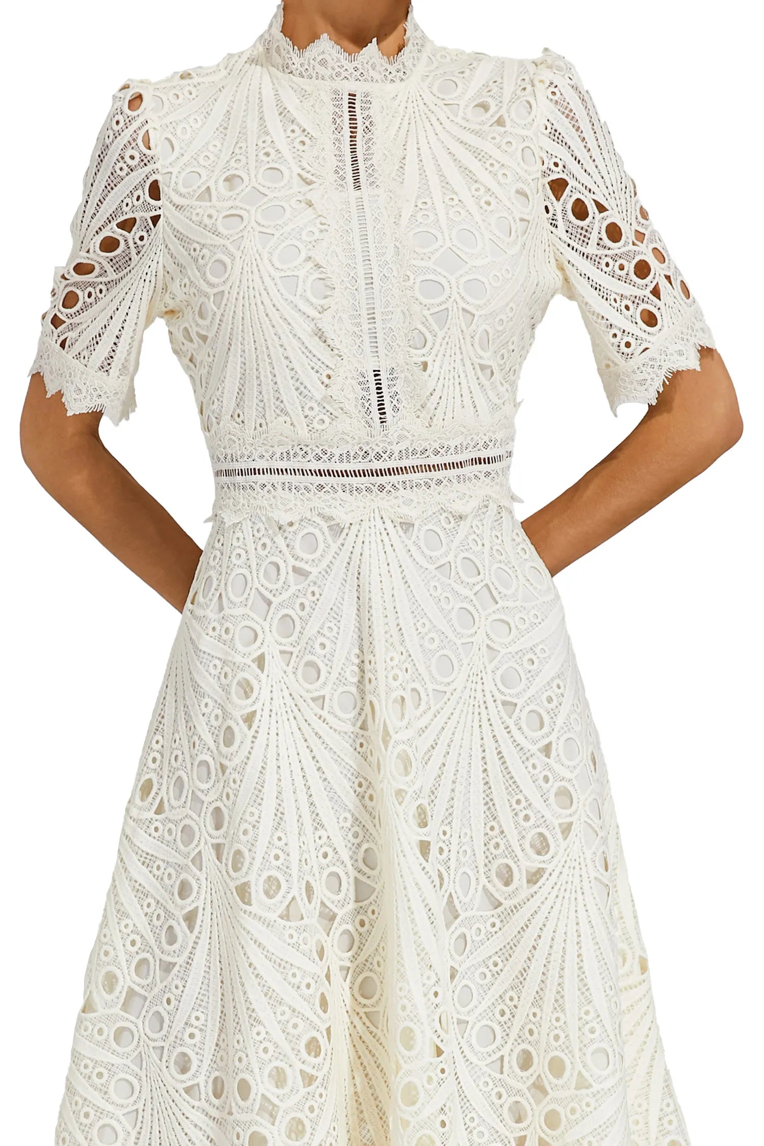 Lexi Elegant Lace Midi Dress