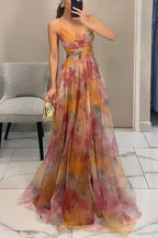 Cindy Floral Print Maxi Dress