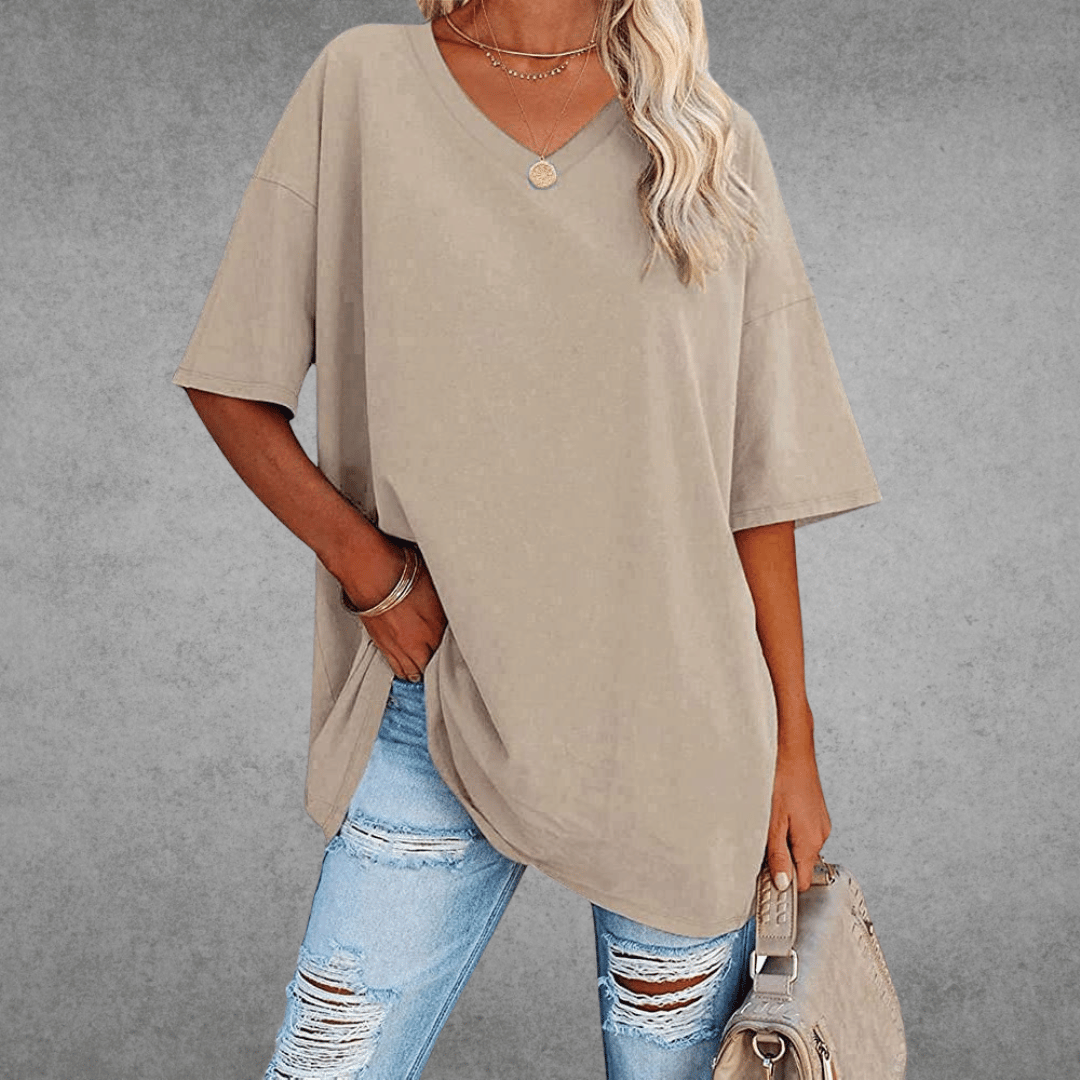 Nikita Oversized V-Neck Shirt
