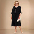 Ellen Elegant Chiffon Dress