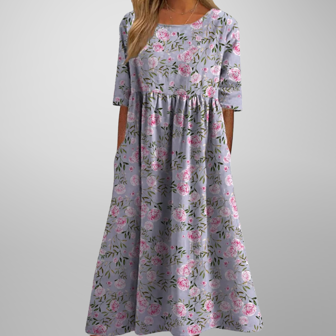 Gail Relaxed Floral Midi Dress