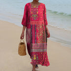 Tracy Loose Fit Boho Maxi Dress