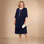 Ellen Elegant Chiffon Dress