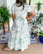 Camille Classic Toile Maxi Dress