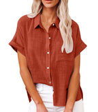 Claudia Lightweight Shirt with Front Pocket