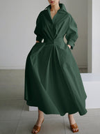 Mathilda Elegant Shirt Dress