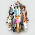 Geraldine Dog Print Shirt