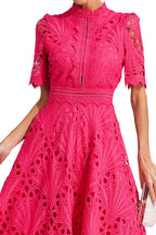 Lexi Elegant Lace Midi Dress