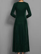Elizabeth Soft Velvet Dress