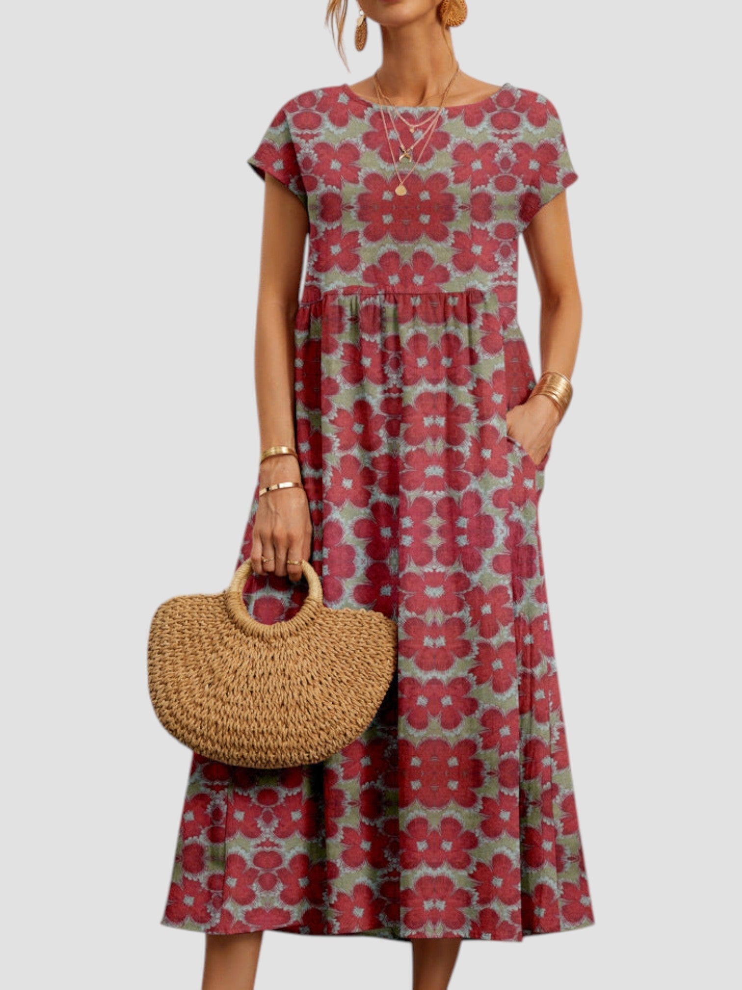 Lynn Vintage Maxi Dress