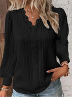 Sam Chiffon Blouse with Lace