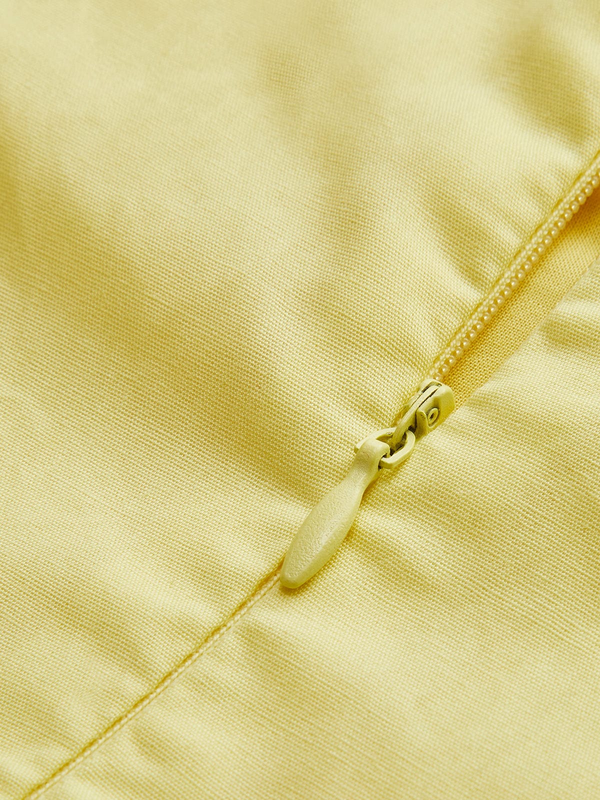 Anne Yellow Strapless Summer Midi Dress