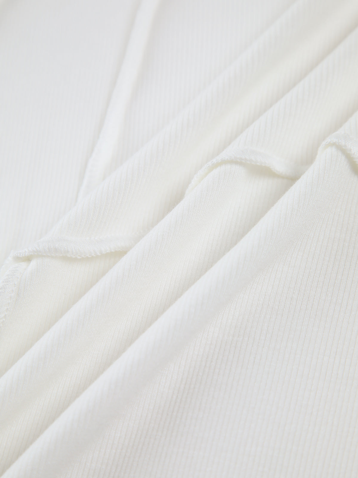 Fitted Long Sleeve Top with Raised Seams