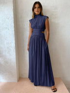 Elegant Sleeveless Formal Maxi Dress